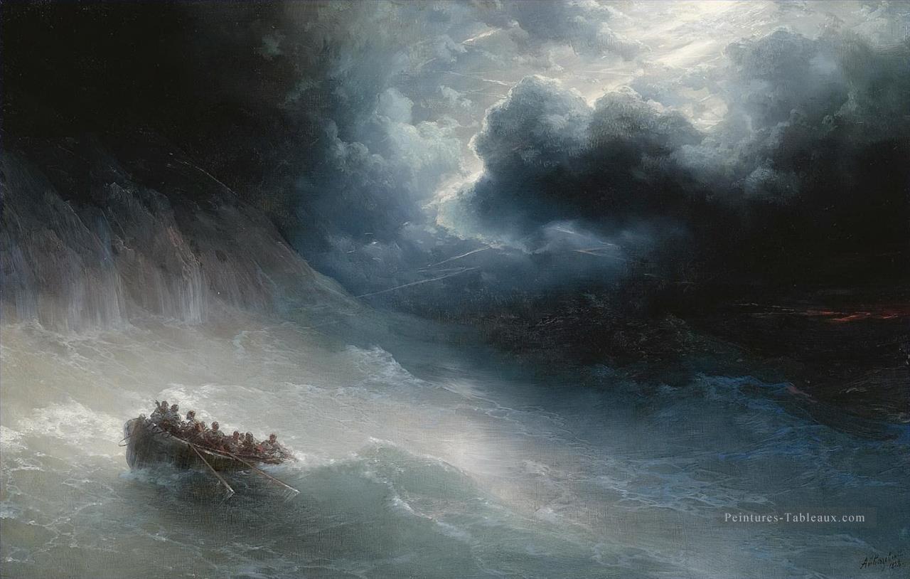 Ivan Aivazovsky la colère des mers 1886 Paysage marin Peintures à l'huile